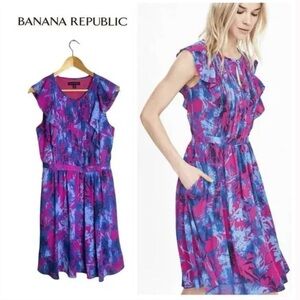 Banana Republic Floral Dress (sz 6)